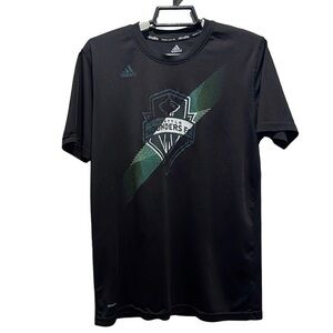 Adidas Seattle Sounders Boys Climalite Shirt Size Large